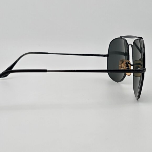 Ray-Ban RB3561 002/58 General Black Frame Polarized G-15 Lens Aviator Sunglasses - Picture 6 of 16